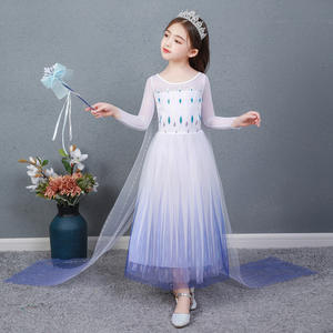 Meilleure vente <span class=keywords><strong>Elsa</strong></span> Cape princesse Costume <span class=keywords><strong>neige</strong></span> fée <span class=keywords><strong>reine</strong></span> robe pour filles fête <span class=keywords><strong>des</strong></span> enfants cadeau d'anniversaire vacances de noël - Product Image 6