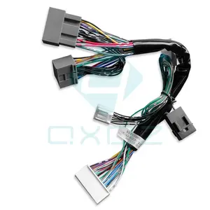 High Quality Car Stereo Radio Wire Harness Plug Cable Smart Led Light Bar Wiring Harness Kit Wheel Wire Harness