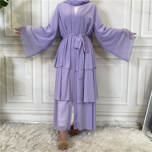 Último diseño Dubai árabe Turquía Abaya islámico Oriente Medio vestido Thobe mujeres - Product Image 2