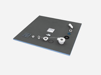 LUX LUX-ST XPS Bac de douche en polystyrène de conception européenne avec résistance à la compression de 300-400 kPa