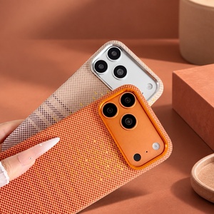 Coque de téléphone magnétique pour iPhone avec motif en fibre de carbone style PC - Product Image 6
