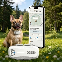 Rastreador GPS para Perros con Posicionamiento en Tiempo Real, Alertas de Geocerca con IA, Luz LED, Indicaciones Sonoras, Monitor de Salud, SIM 4G, Resistente al Agua