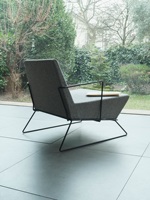 Mobilier de maison au design moderne Fauteuil individuel Fauteuil de bureau d'appoint Fauteuil bleu de style français