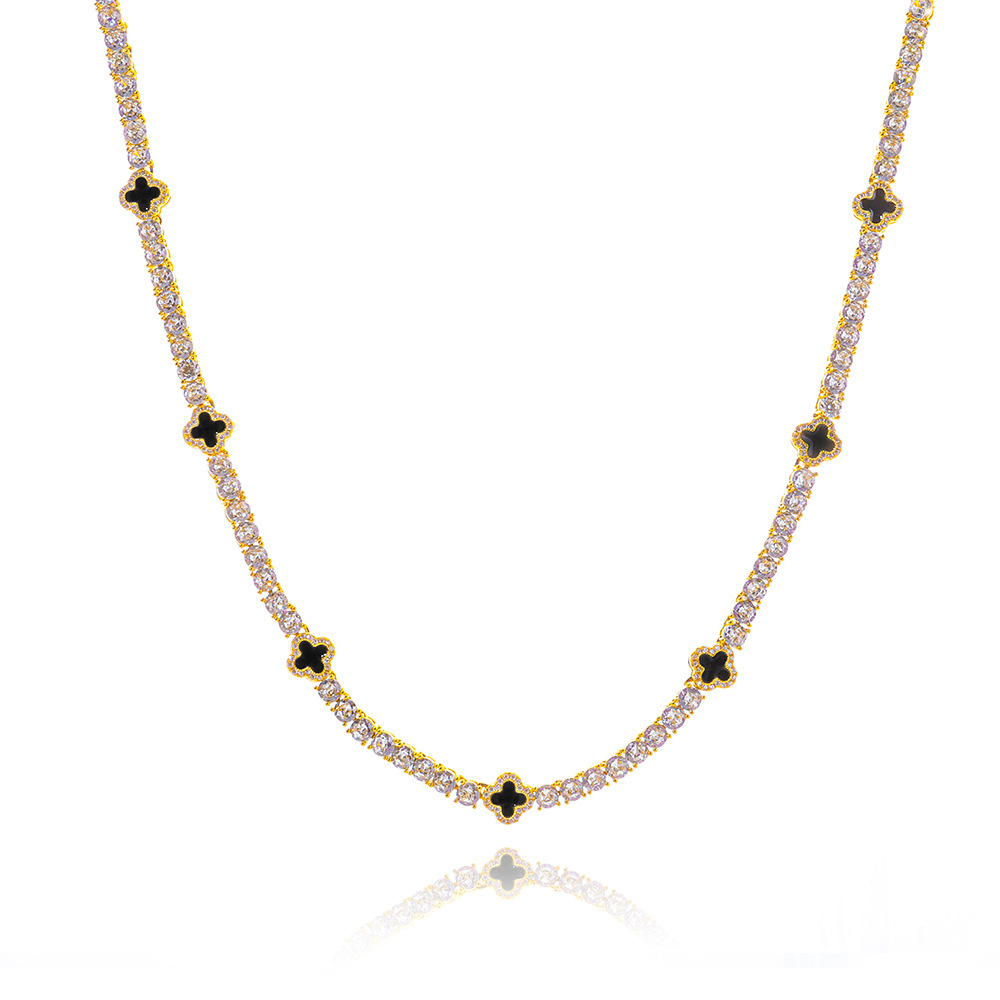 Gold + black drip (4 mm wide)