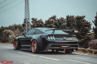 Aileron arrière en fibre de carbone de style CMST de haute qualité pour Ford Mustang S550 2018-2019 GT, aileron arrière, accessoires de voiture