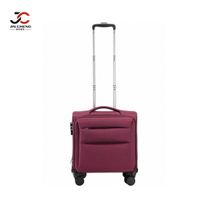 Valise à roulettes unisexe en tissu Oxford de 16 pouces, légère, bagage à main avec poche pour <span class=keywords><strong>ordinateur</strong></span> - Product Image 5
