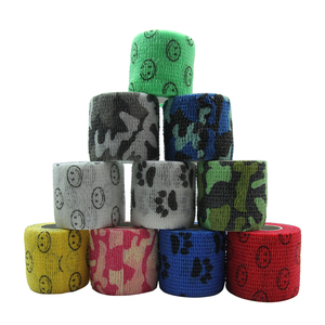 5cm * 4.5m personnalisé imprimé auto-adhésif épaule soutien Bandage élastique compresser Bandage imprimé cohésif Bandage ruban non tissé - Product Image 1