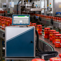 Impresora de inyección de tinta de caracteres pequeños de bajo mantenimiento LD-S1000 DOCOD, máquina automática de impresión de fecha CIJ para códigos QR GS1 y códigos de barras