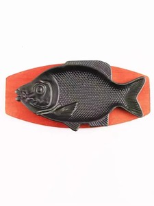 Poêles à poisson Sizzling Fajita Pan Cuisine Ustensiles de cuisine Assiette à poisson en fonte - Product Image 6