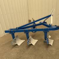 Charrue à trois essieux montée sur tracteur, haute productivité, pour labour, herse, cultivateur, soc, soc à lame plate, soc à socle, soc de culture