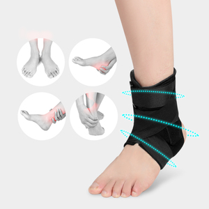 Dispositivo de imobilização do osso do tornozelo Tornozelo ligamento entorse imobilização cinta ajustável placa de aço suporte tornozelo tala - Product Image 3