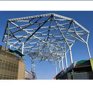 Big Span Difficult Suspended Lightweight Space Steel Truss Structure of Mall/Shopping Center/Square Skylight