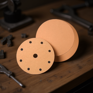 TTAKE Disco de Lijado Autoadhesivo con 8+1 Agujeros, Grano 600, Abrasivo de Corindón para Pulir Madera y Metal - Product Image 3