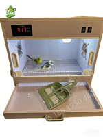 Enclos pour reptiles en PVC de style vitrine Pachongwujie - Réservoir pour reptiles à vue dégagée avec serrure pour le stockage et la maison
