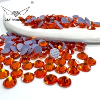 CY jacinthe precosa à repasser pour robe Hotfix transfert de cristaux coréens strass en vrac verre découpé à la Machine
