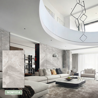 Panel de Pared de PVC con Diseño de Mármol, Resistente al Agua y a los Rayos UV, para Decoración Interior, Panel de Pared SPC para Exteriores, para Dormitorios de Villas, 900*2800mm, Gran Venta
