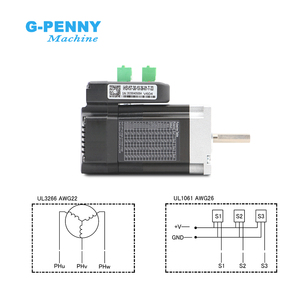 Nema23 100W 3000rpm 0.29n. m Tích hợp động cơ <span class=keywords><strong>servo</strong></span> với trình điều khiển V6 phiên bản Micro mini động cơ <span class=keywords><strong>servo</strong></span> - Product Image 5
