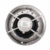 Luz LED Sumergible para Piscina de 12W AC12V IP68 RGB+RF, Acero Inoxidable, Lente Prismática Blanca