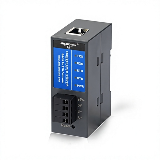 RS485-ETH RS232-ETH Industrial Serial Port Communication Server Modbus RTU to TCP Ethernet Port Transparent Transmission Module