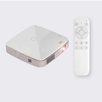 S-60 Mini Vidéoprojecteur DLP 4K Compatible 3D Android 13 Projecteur LED Intelligent de Poche avec 2 Go de RAM, Tout Nouveau Projecteur Mobile de Poche