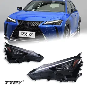 TYPY 12V New Upgrade Kit for 2019-2025 Lexus UX Headlight Assembly Premium Triple-Eye LED <b>Daytime</b> <b>Running</b> <b>Lights</b> & Turn Signals - Product Image 1