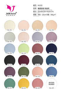 4 vías estiramiento doble cara semi brillante spandex28 nylon72 tela para leggings ropa deportiva de yoga y trajes de baño - Product Image 3