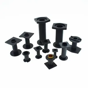 Peças de torneamento CNC personalizadas Peças de usinagem CNC de plástico OEM de precisão Peças de usinagem de plástico de superfície preta