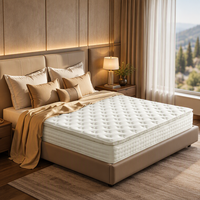 Matelas hybride à ressorts compressible et enroulable
