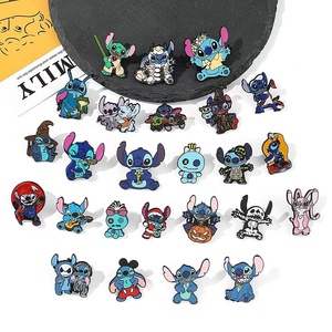 Épingles pour vêtements dessin animé métal Badges broche épingles aimant fixation laiton fer découpé Technique pour offset carte cadeaux - Product Image 3