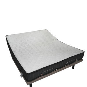 ODM เตียงผู้ป่วยไฟฟ้าปรับขนาดได้เฟอร์นิเจอร์อัจฉริยะเตียงควีนไซส์พร้อมที่นอน - Product Image 1