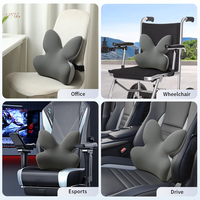 Coussin de soutien lombaire ergonomique en mousse à mémoire de forme rafraîchissant et confortable pour fauteuil roulant, OEM ODM, pour le soulagement du dos des conducteurs de voiture