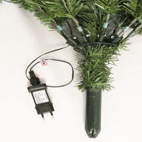 Premium Pine Spruce Künstlicher Weihnachts baum mit LED-Lichtern Stehende Basis für Büro/Home Party Dekor