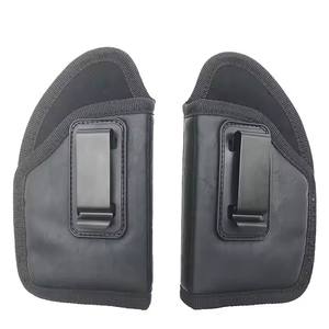 Iwb Quick Draw Pu Leer Verborgen Carry Gun <span class=keywords><strong>Holster</strong></span> Metalen Clip Rechter Linker Tailleband Tactisch Gebruik Voor Rechts Linkshandig - Product Image 2