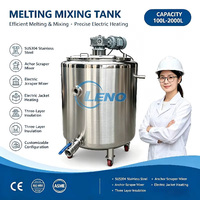 Système de chauffage industriel continu en ligne à haute efficacité, cuve de fusion à bain-marie pour beurre, cacao et chocolat
