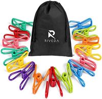 Pinces multifonctionnelles flexibles en plastique et en métal PVC pour sécher les vêtements Épingles colorées pour sacs de voyage pour la cuisine Matériau en fer
