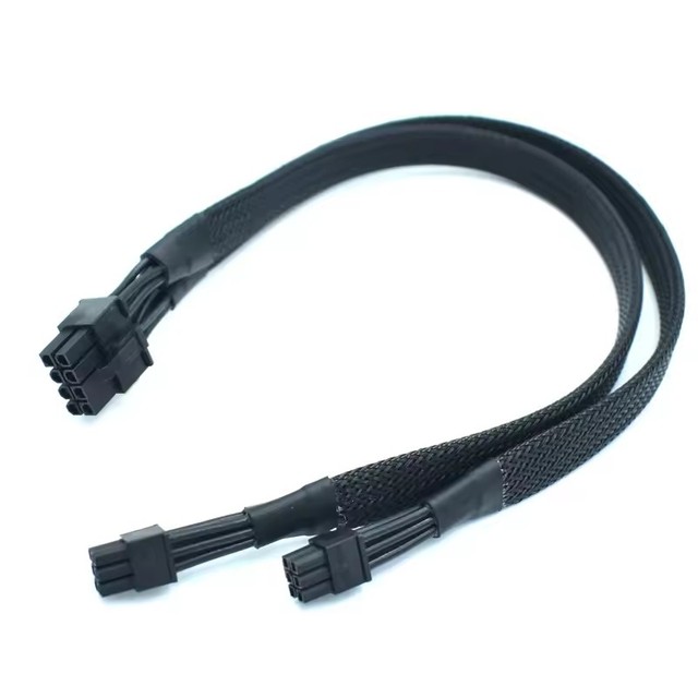 35CM G5 Dual Mini PCI-E 6Pin 6P to Standard PCIE 8Pin 8P Video Graphics Card Cord Power Cable for Apple Mac G5 Pro Accessories