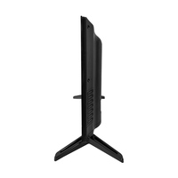 Televisor LCD Solar de 12V 220V de 17-32 Pulgadas, Televisor LED de 12V CC con Adaptador de CA/CC