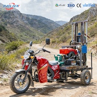 Foreuse à trois roues 150M 200 mètres, montée sur véhicule diesel, pour puits d'eau, à vendre en Afrique