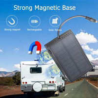 Kit de caméras laser pour chariot élévateur IPoster 7 pouces 4 canaux sans fil avec moniteur IPS DVR, détection d'angle mort par IA et batterie solaire magnétique 9600 mAh