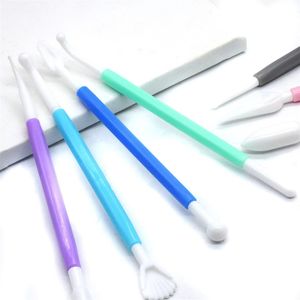 Spatule à pâte <span class=keywords><strong>en</strong></span> plastique pratique, coupe-pâte, hachoir, trancheuse, outils pour la pâte à sucre, la pizza, les gâteaux et la cuisson du pain 17. - Product Image 2