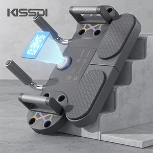 Attrezzo Multifunzionale per Flessioni, Tavola per Esercizi Muscolari Pieghevole con Contatore per Allenamento Domestico - Product Image 4