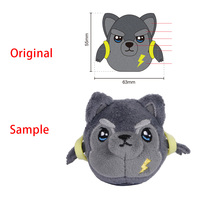 Oreiller de couverture confortable 100% coton de haute qualité avec jouet de poupée de dessin animé en peluche pour bébé