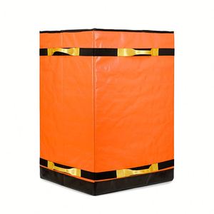 SANJIN Large Reusable PVC Leopard Pattern Insulated Folding Waterproof Food Use Courier Parcel Storage Bag - Product Image 5