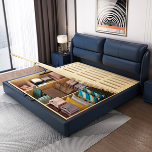 Mobilier <span class=keywords><strong>de</strong></span> Chambre Queen Size Belle et <span class=keywords><strong>de</strong></span> Vraie Qualité, Lit Double Moderne <span class=keywords><strong>de</strong></span> Luxe, Nouveau <span class=keywords><strong>Type</strong></span> - Product Image 4