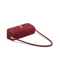 Sac de bowling tendance 2025 de qualité supérieure, sac à main de créateur en similicuir suédé avec fermoir, sac à bandoulière pour femme, sacs à main de luxe pour femmes