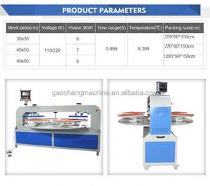 Máquina de Prensa Térmica Automática de Doble Calor y Seis Estaciones Yunqingtech - Product Image 5