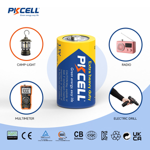 PKCELL, оптовая продажа, 1,5 В R20p D, Цинковый углеродный аккумулятор Um1, сверхмощный сухой аккумулятор - Product Image 2