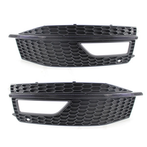 Biseles para Faros Antiniebla de Audi A4 S-Line 2013-2015, Cubierta de Rejilla Inferior del Parachoques Delantero en ABS Negro, Par Izquierdo y Derecho - Product Image 1