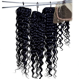 Lots de Cheveux Humains Vierges Bruts en Gros – Ondulations Profondes, Ondulations Aquatiques, Boucles Amples – Extensions de Cheveux en Tissage 100% Non Transformés - Product Image 5