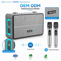 Altavoz con Impresión de Logotipo, Diseño Personalizado OEM, con Micrófono Inalámbrico, Efectos de Sonido Personalizados y Marca Lateral